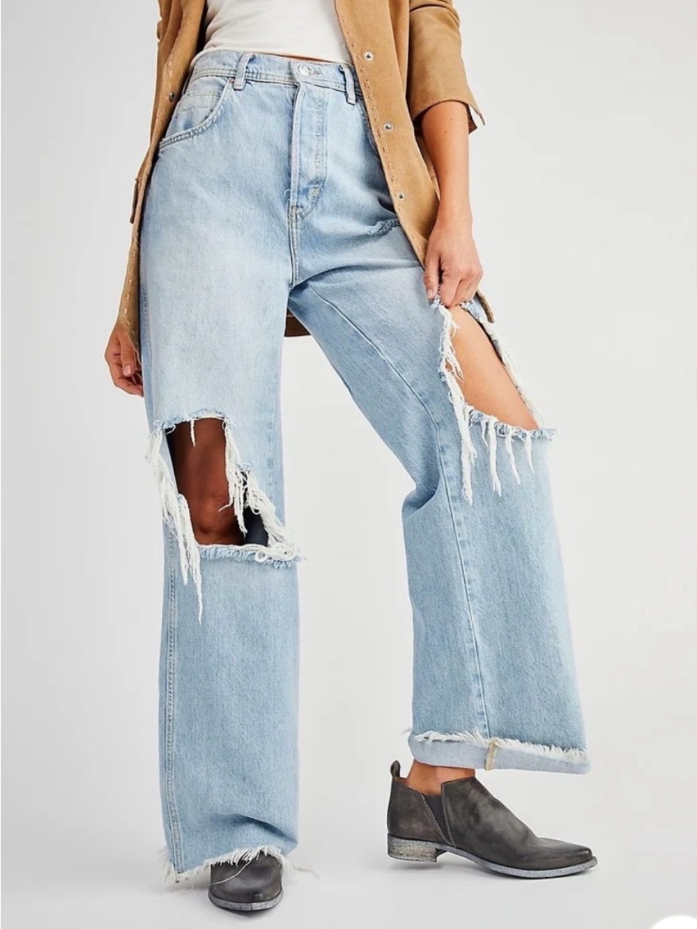 FREE PEOPLE - BRIXTON SHOEBOOTS